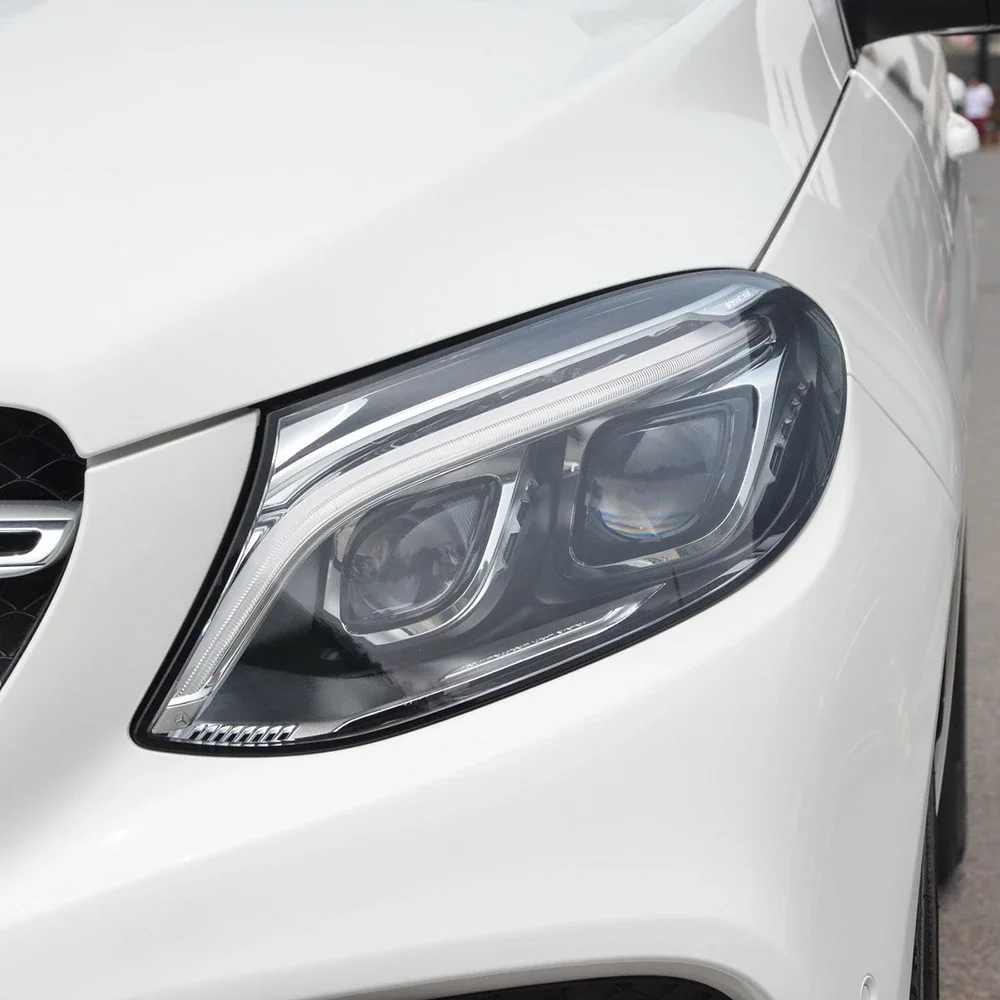 For Mercedes Benz GLE W292 300 400 450 2015 - 2019 Headlamp Cover Headlight Shell Lens Plexiglass Replace Original Lampshade