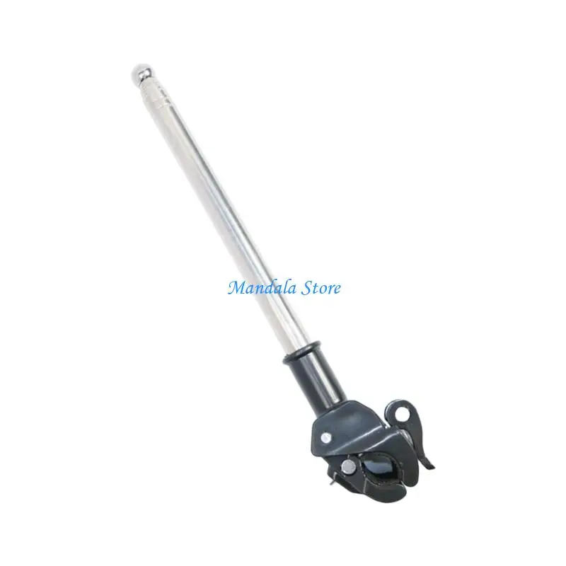 

U2JC Rustproof Motorcycle Flag Mount Rack Adjustable Telescoping Poles Weather Resistant Stainless Steel Bicycles Accessories