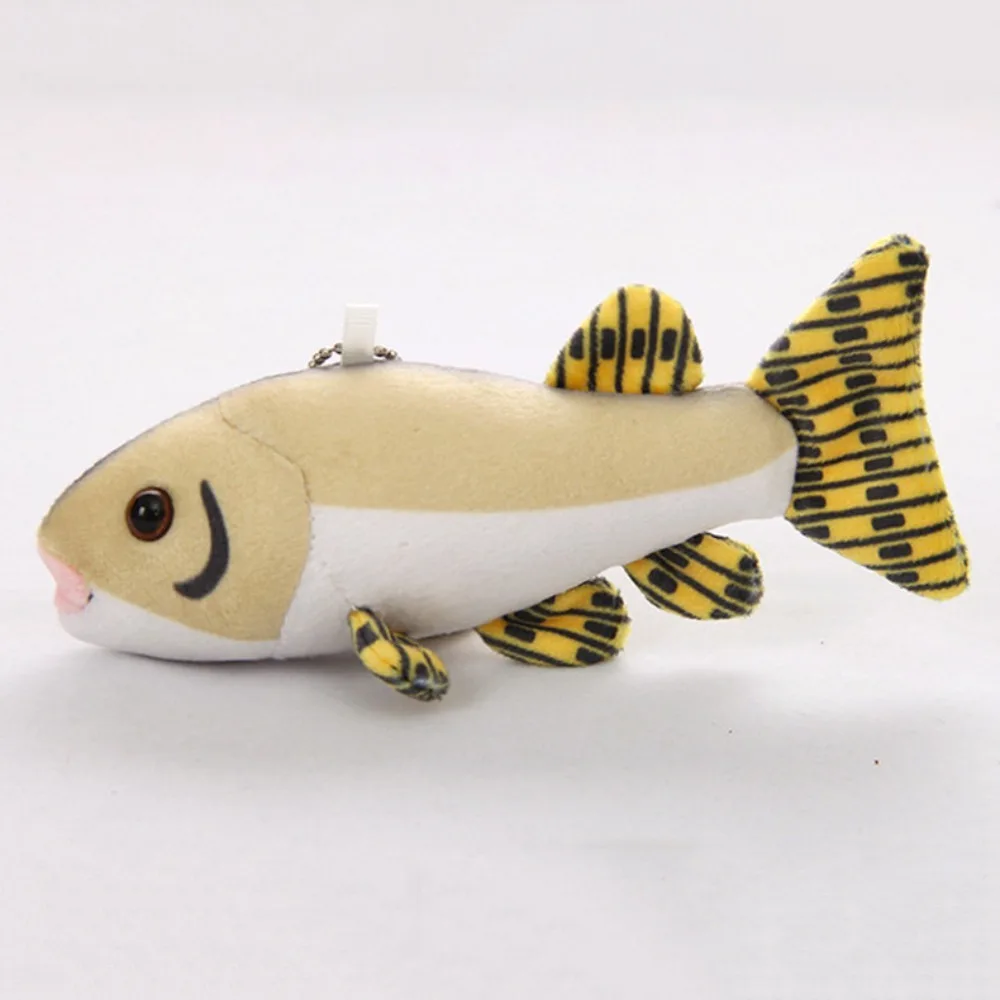 Decoration Gift Ocean Tropical Fish Keychain Cartoon Creative Aquarium Fish Funny Simulation Fish Pendant Backpack Decor