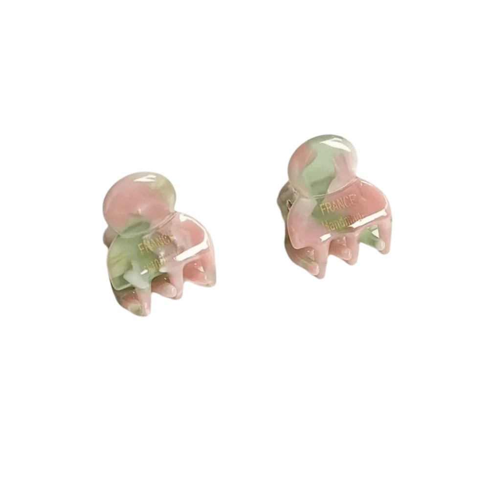

1 pcs Exquisite ​Mini​ ​Hair Claw​ ​Acetate​ Gold Label Shark Clip ​Hollow Out​ ​Side Pins​ ​Women Hair Accessories​