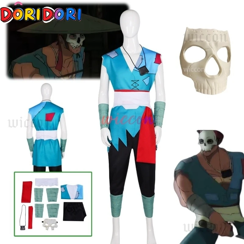 Disfraz de Ksatria Cikalung Panji, Máscara de Artes Marciales Indonesias Panji Tengkorak, Traje de Anime para Halloween