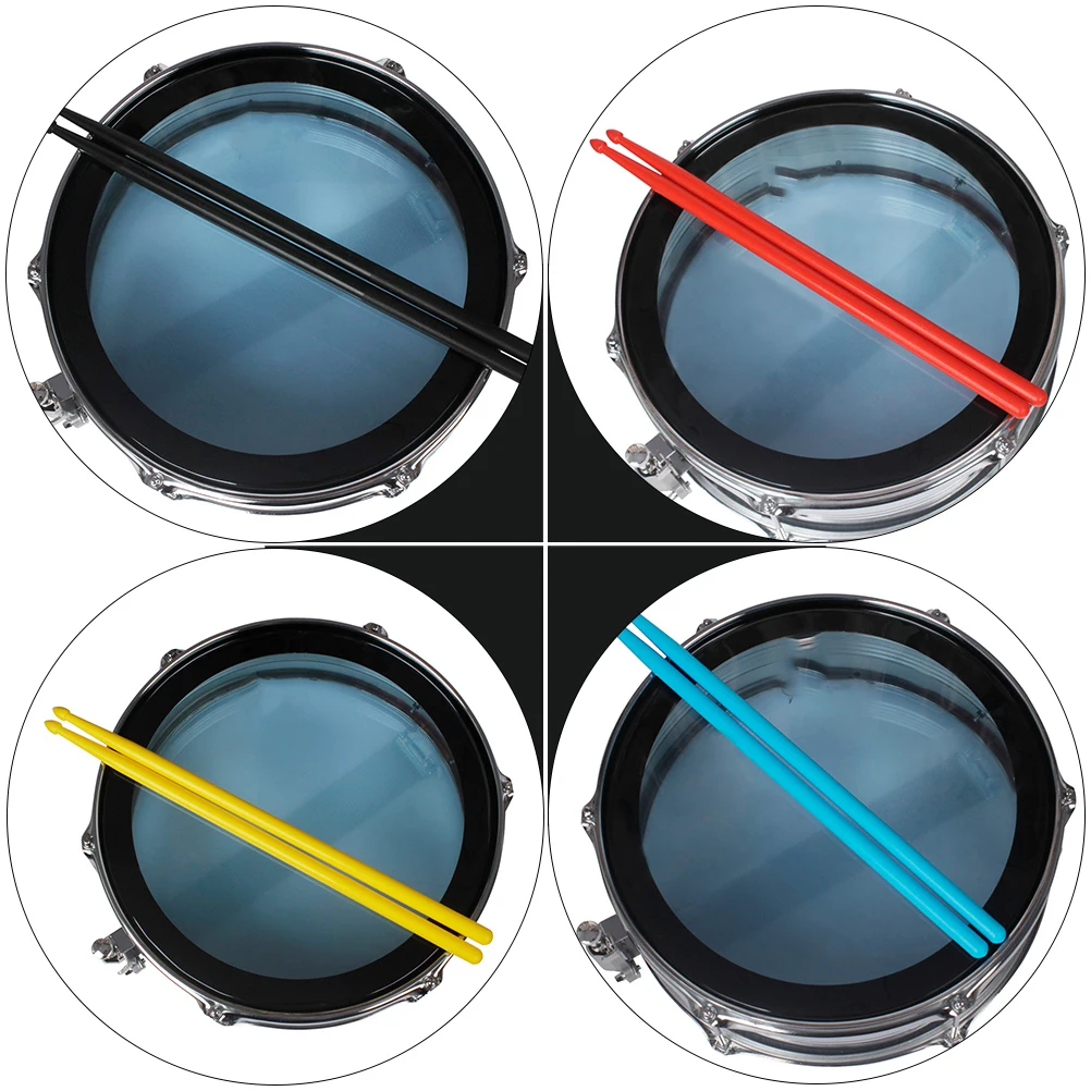 

5 Pairs Drumsticks Colored Practical Percussion Musical Instrument Jazz Professional