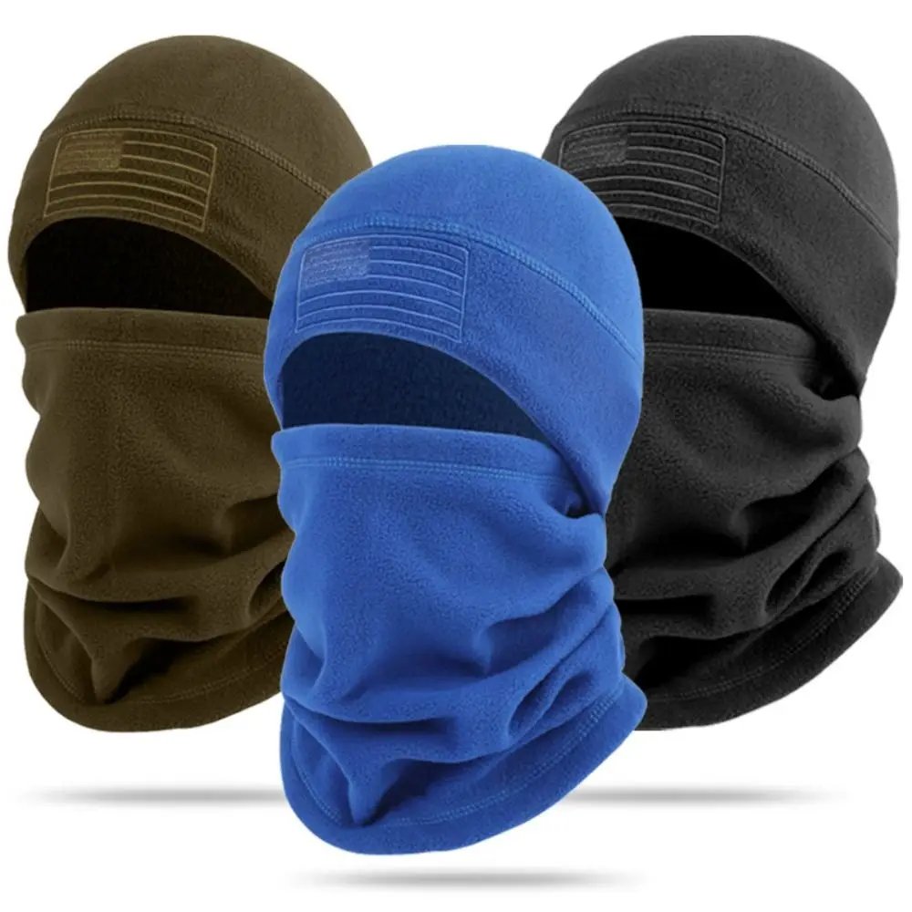 Fashion Thermal Hat and Scarf Set Windproof Breathable Ear Protection Hat Multifunctional Full Face Mask Outdoor Activities