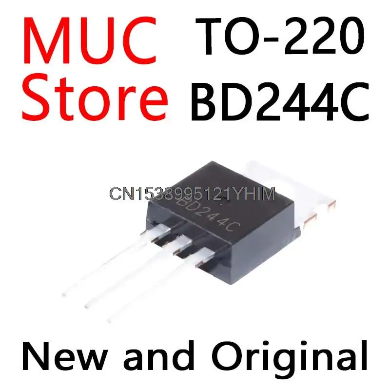 10PCS New and Original  TO-220 BD244 244C BD244C