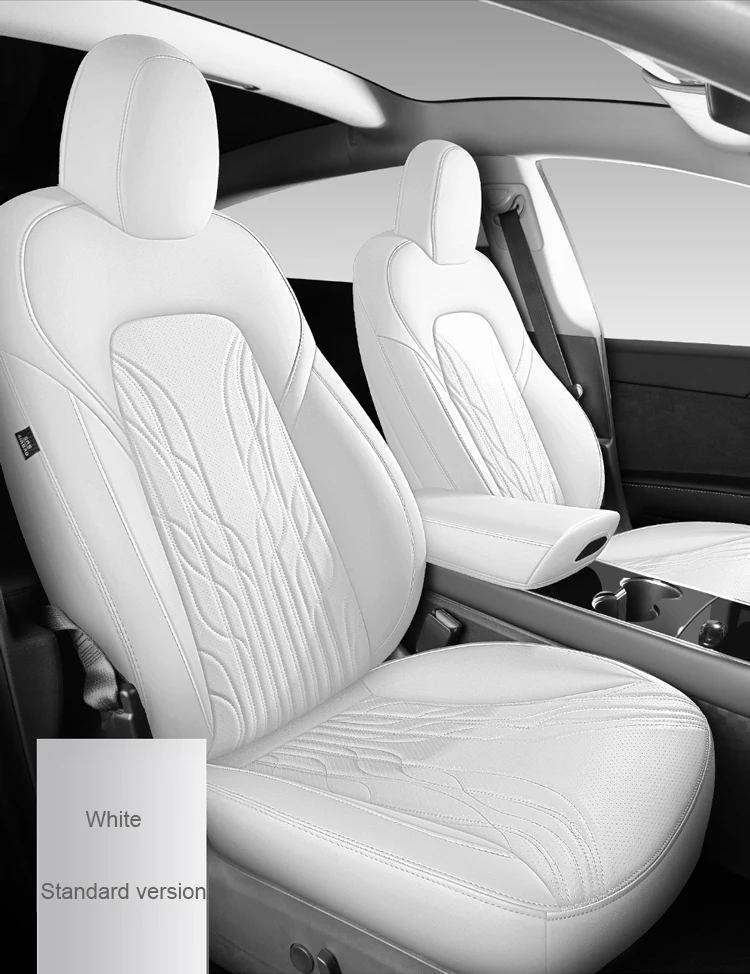 

custom seat covers for cars full set 5 seats leather For Tesla Model 3 Model Y seat Protection car accessories interior styling