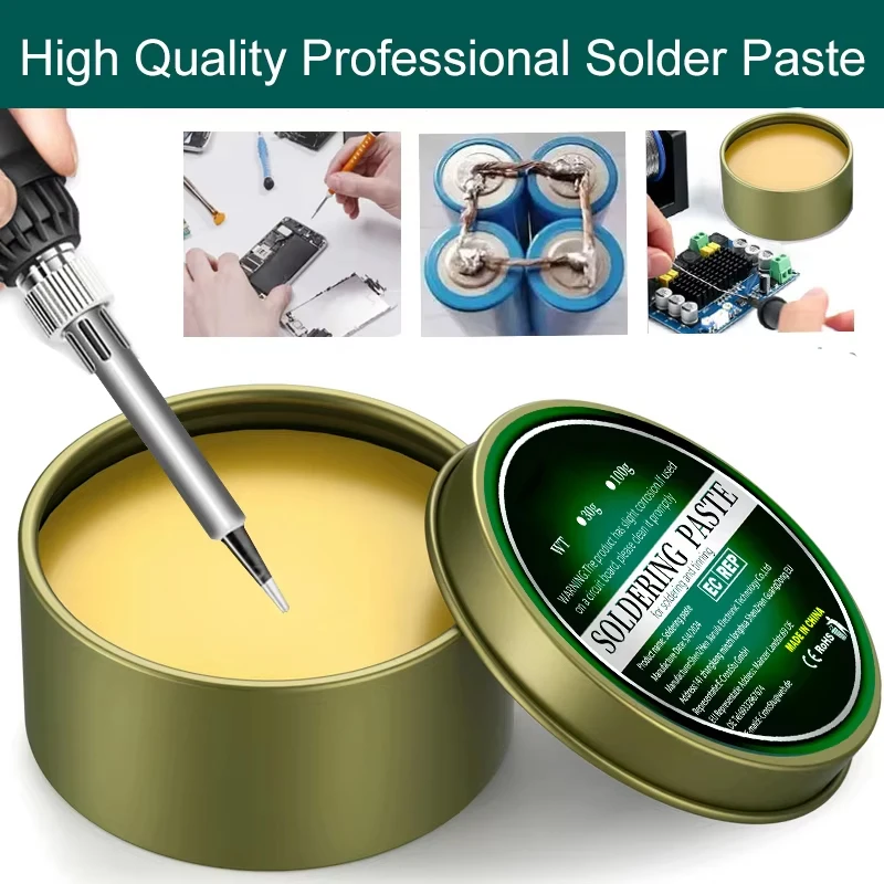 Solder Paste Flux 100g/500g/30g Rosin Paste Soldering Flux for  Soldering Electronic Circuit Board Repair Soldering Paste Liquid