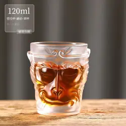 Black Myth Wukong 120ml Glass Water Cup Cup-Frosted-Single Relief Atomized Tea Cup Peripheral Essential Periphera Gift