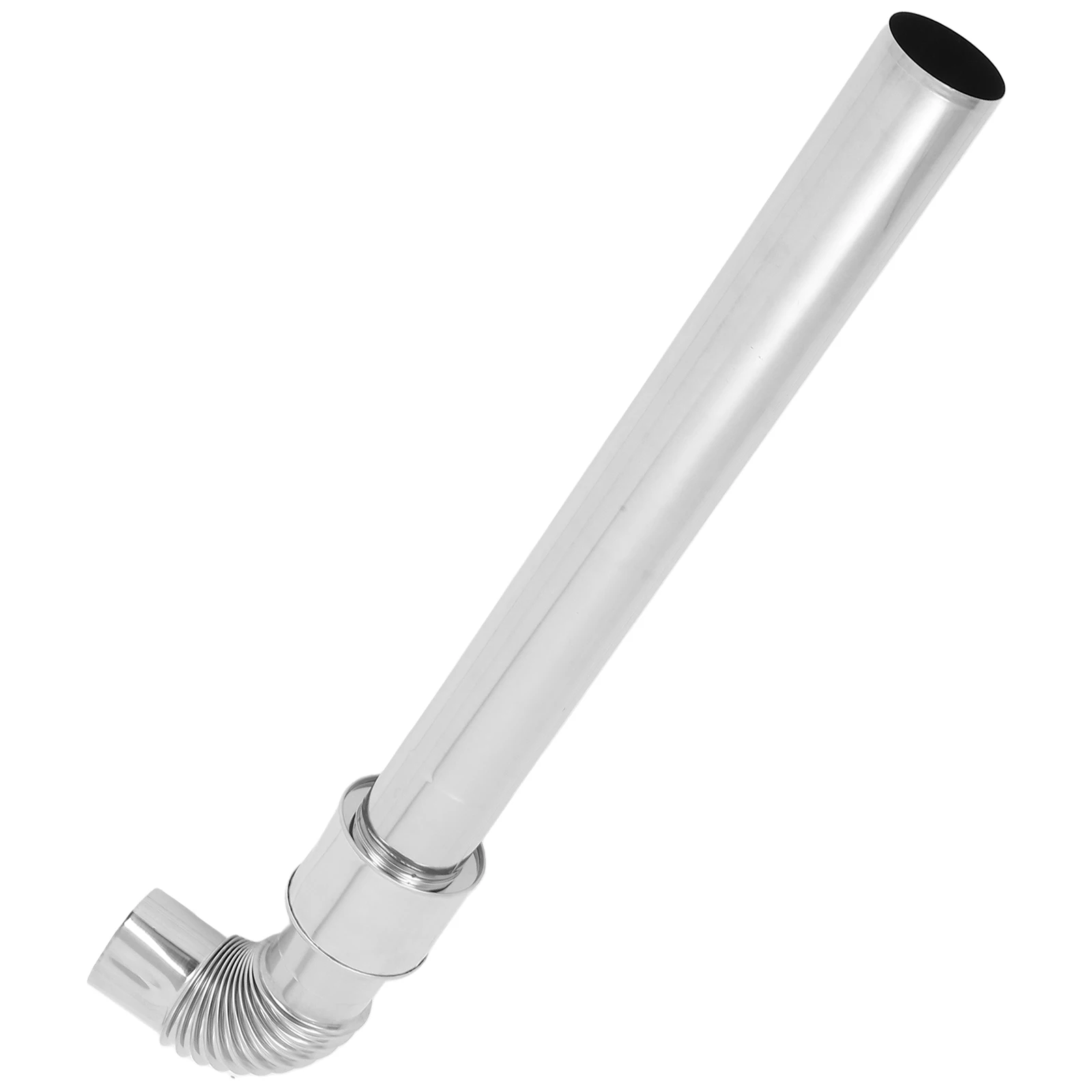 

1 set 1 Set Stainless Steel Chimney Pipe Thickened Stove Flue Tube For Fireplace Boiler Wood Stove Heating Durable Exhaust