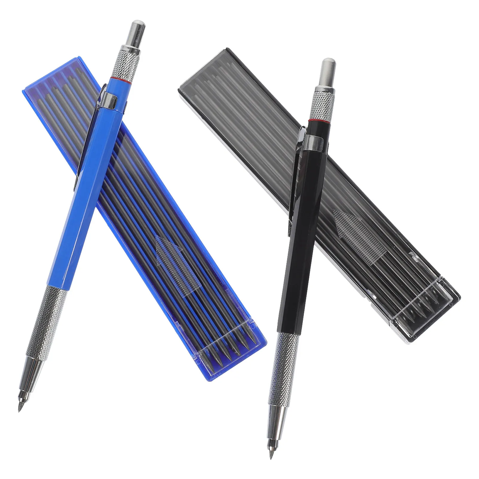 

1Set 2.0mm Mechanical Pencil Set Mechanism Comfortable Hold Prevent Rolling Ideal for Students Teachers Office School