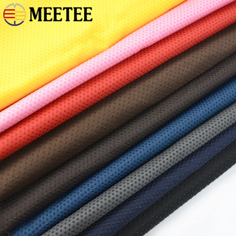 Meetee 50/100cmx150cm Anti-Slip Fabric Rubber Dots Non-slip Cloth Children Dancing Shoes Sofa Cover Carpet Sewing Accessories