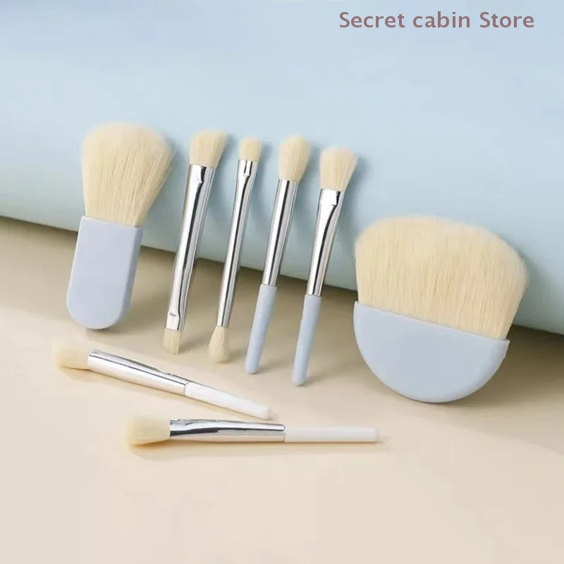 1set Mini Makeup Brush Set Powder Eyeshadow Foundation Blush Concealer Foundation Makeup Brush Set Professional Supplies