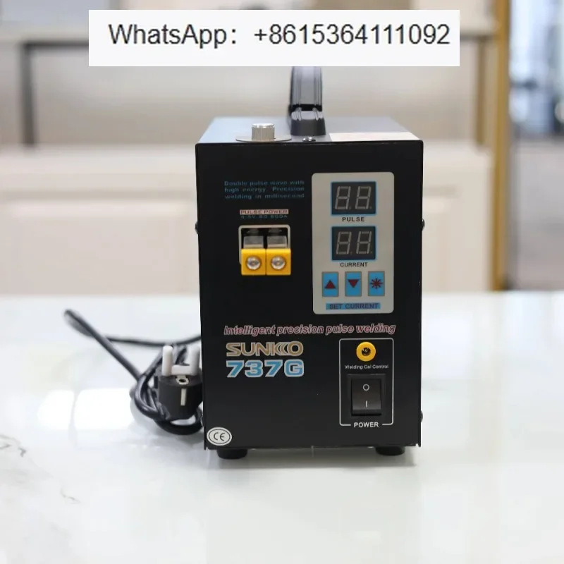 SUNKKO737G 18650 Lithium Battery Spot Welder Machine 2.8kw LED Light Spot Welding Machine For Spot Welding Pulse CE