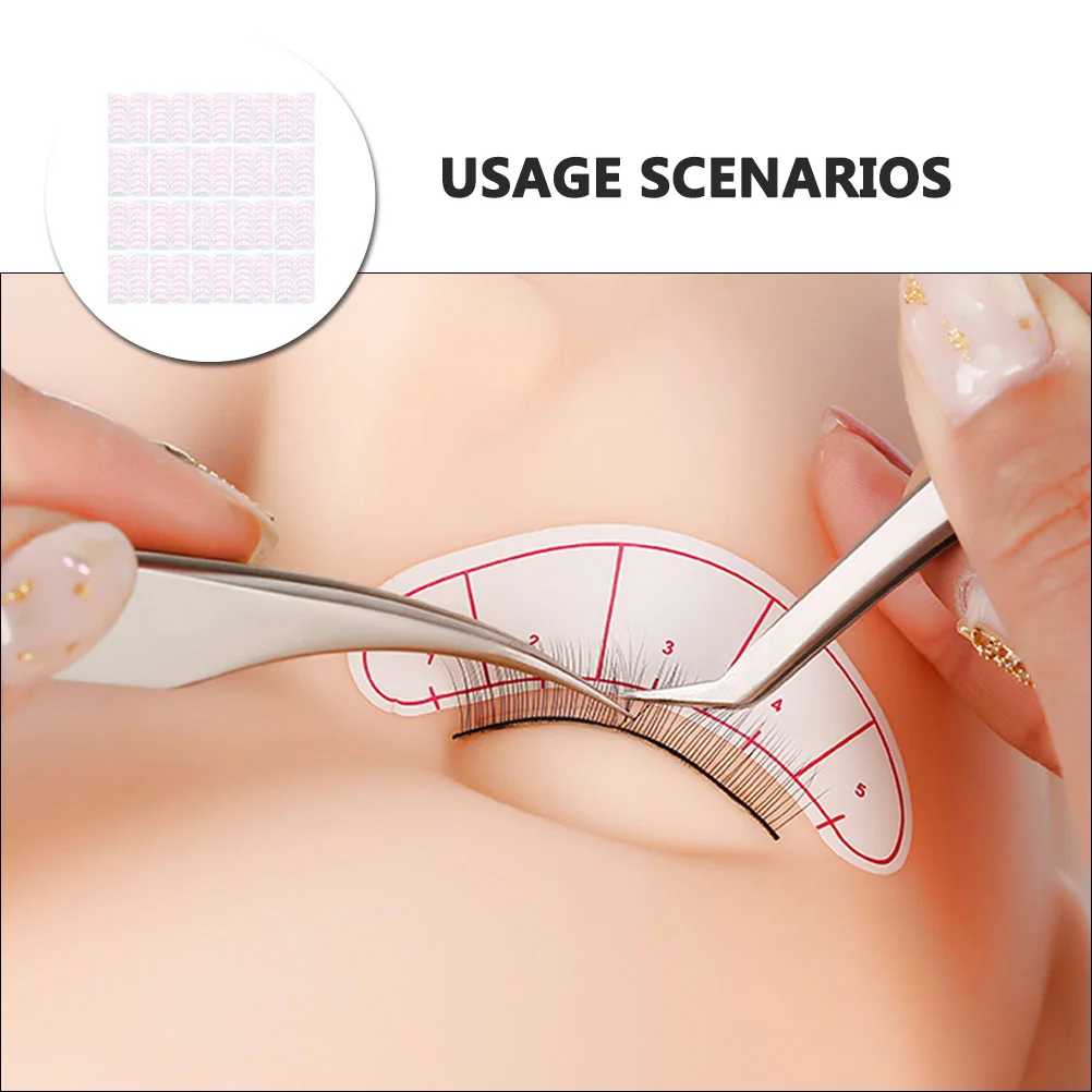 

Eyelash Extension Stickers Grafted Positioning Pads Isolated Protective Film Women Eyelashes Patch Tool