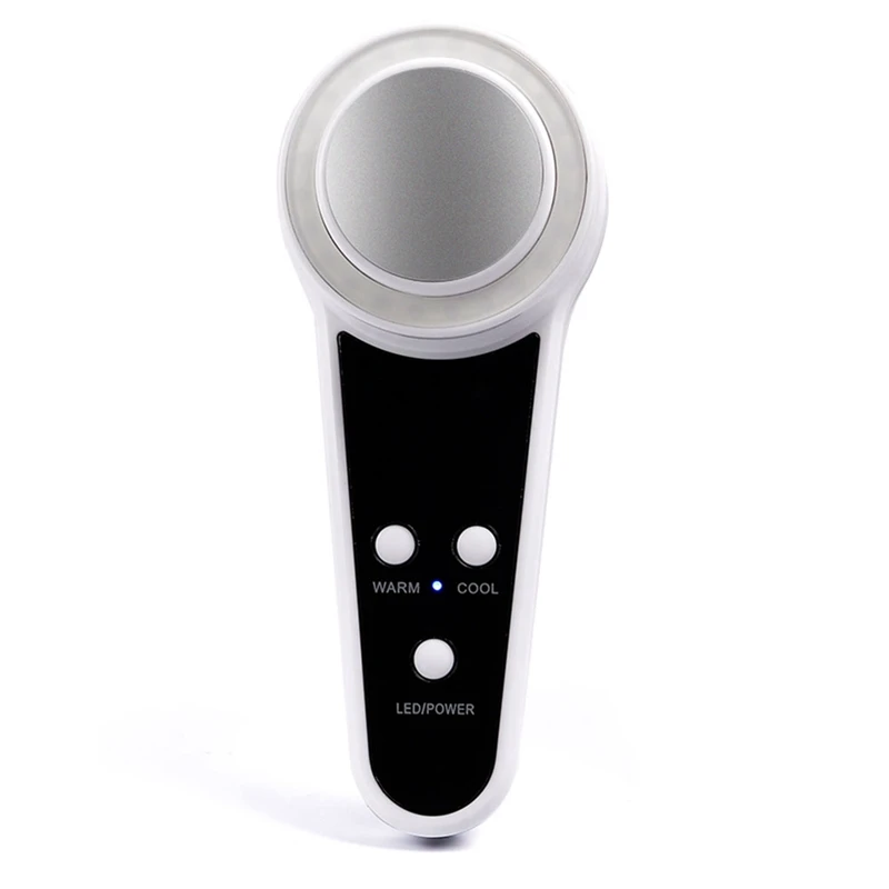 Skin Massager Hot Cold Hammer，Facial LED Photon Therapy Beauty Device Skin Lifting Tightening Anti Wrinkle Compress Massager