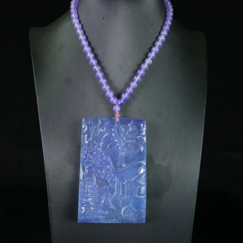 

Fashion New Pendant, Natural Quartzite Jade Landscape Brand