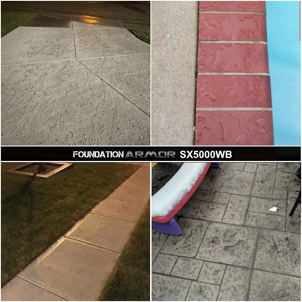 5-Gal. SX5000 WB DOT Approved Water Based Silane Siloxane Penetrating Concrete Sealer, Brick Sealer, Paver Sealer