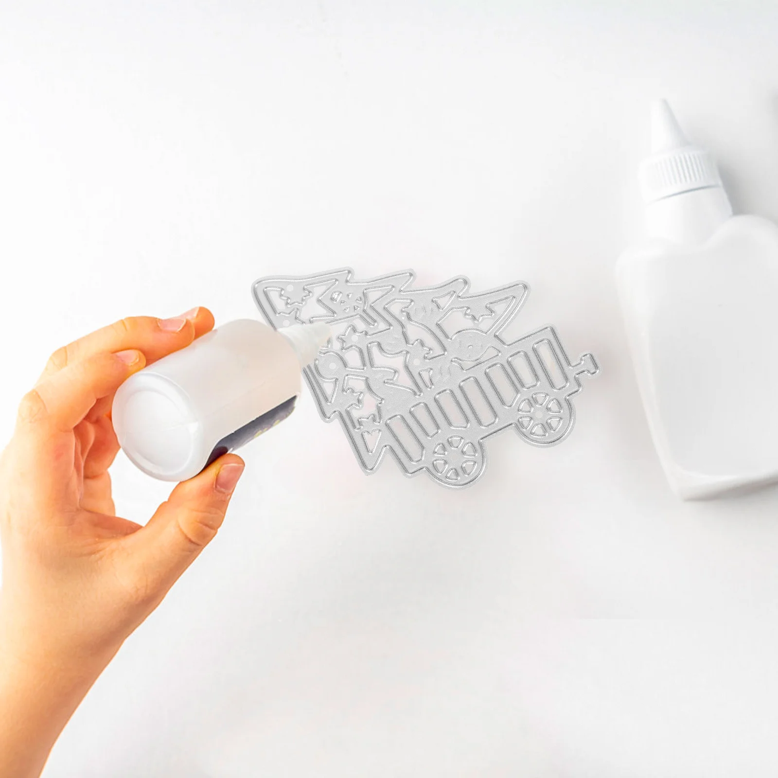 

Metal Cutting Die Christmas Tree Cart Craft Template For Diy Card Making Scrapbooking Stencils Embossing Folders Crafting