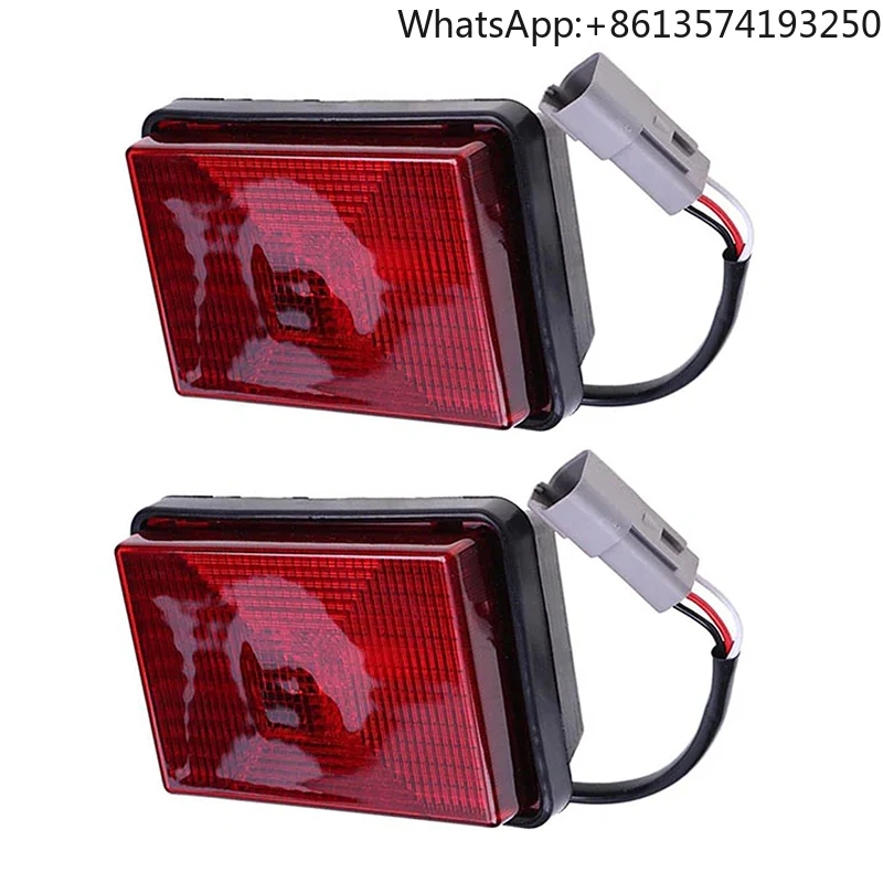 2 Pcs Lamp Assembly 142-7503 CA1427503 Compatible with Caterpillar Compact Track Loader 259B3 Multi Terrain Loader 247 247B