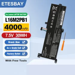 ETESBAY L16M2PB1 30WH Laptop Battery For Lenovo IdeaPad 320-14IKB 320-14ISK 320-15IKB Series L16L2PB1 L16C2PB1 L16C2PB2 L16S2PB2