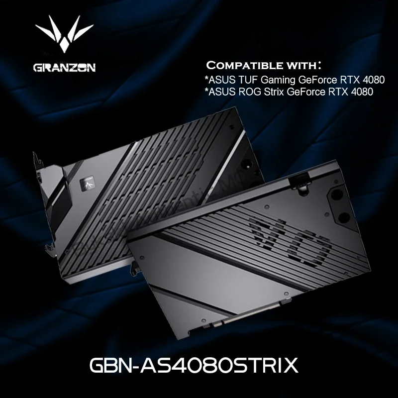 

Granzon AS4080STRIX,4080 GPU Water Block for ASUS ROG Strix / TUF GAMING GeForce RTX 4080 Card, / VGA Cooler Cooling Radiator