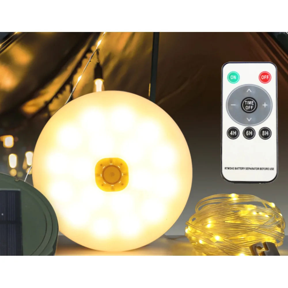 Camping flashing solar outdoor lighting, lights, tape measure storage, camping s, tent emergency atmosphere light_voghion.com