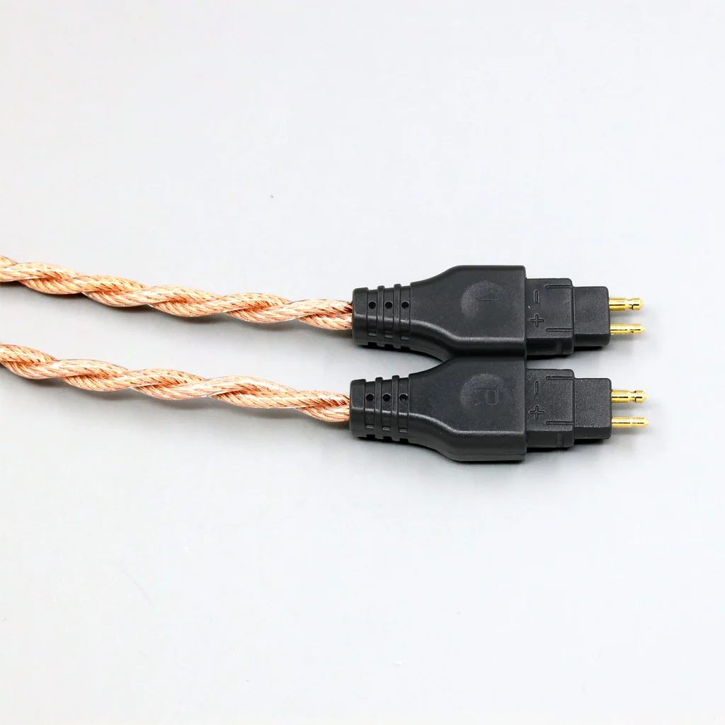 Cable de auriculares Coaxial mezclado con blindaje OCC de grafeno 7N para Sennheiser HD580 HD600 HD650 HDxxx HD660S HD58x HD6xx 4 núcleos LN 007753