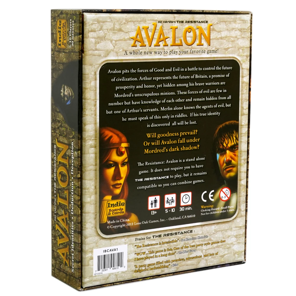 The Resistance Avalon Social Deduction Card Game Standalone Game Indie Board Game Future Of Civilization