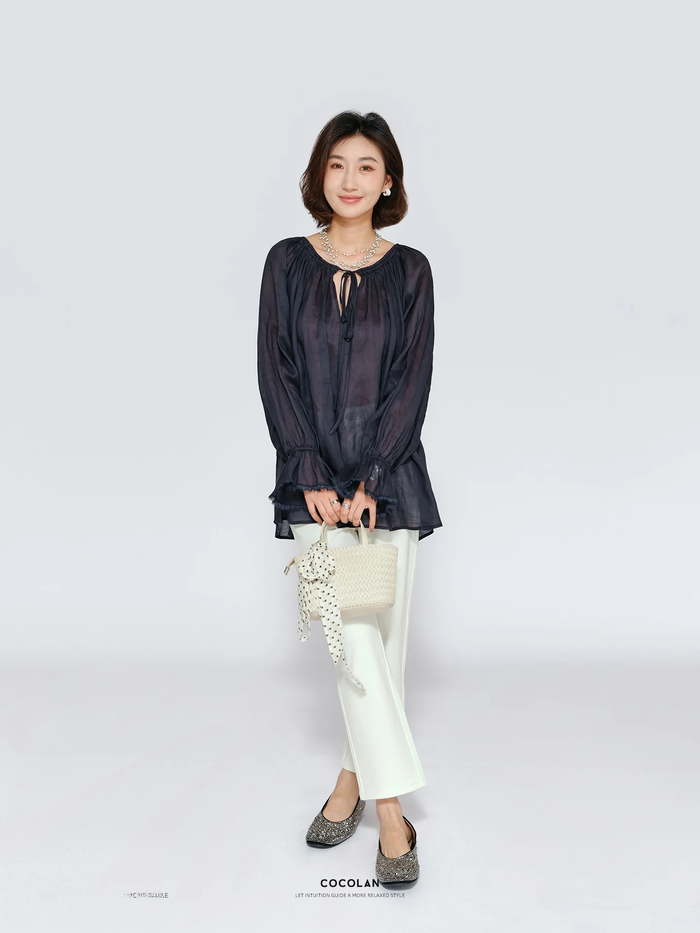 

Женская рубашка LAN из 100% конопли с длинным рукавом, защита от солнца, новинка весеннего сезона, дышащая, комфортная, свободного кроя, повседневная одежда