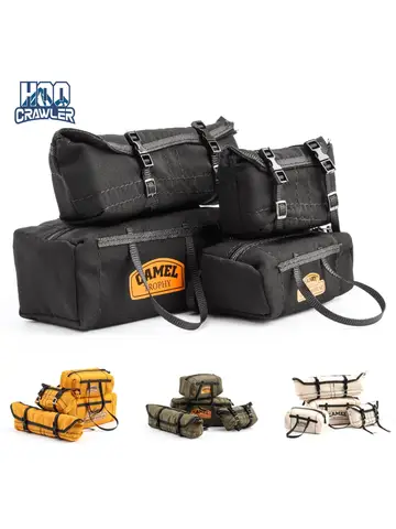 RC Crawler Car Replica Bag Simulation Roof Travel Bag Scale Decoration Luggage Bag for 1/10 1/16 1/18 SCX10 TRX4 TRX4M WPL