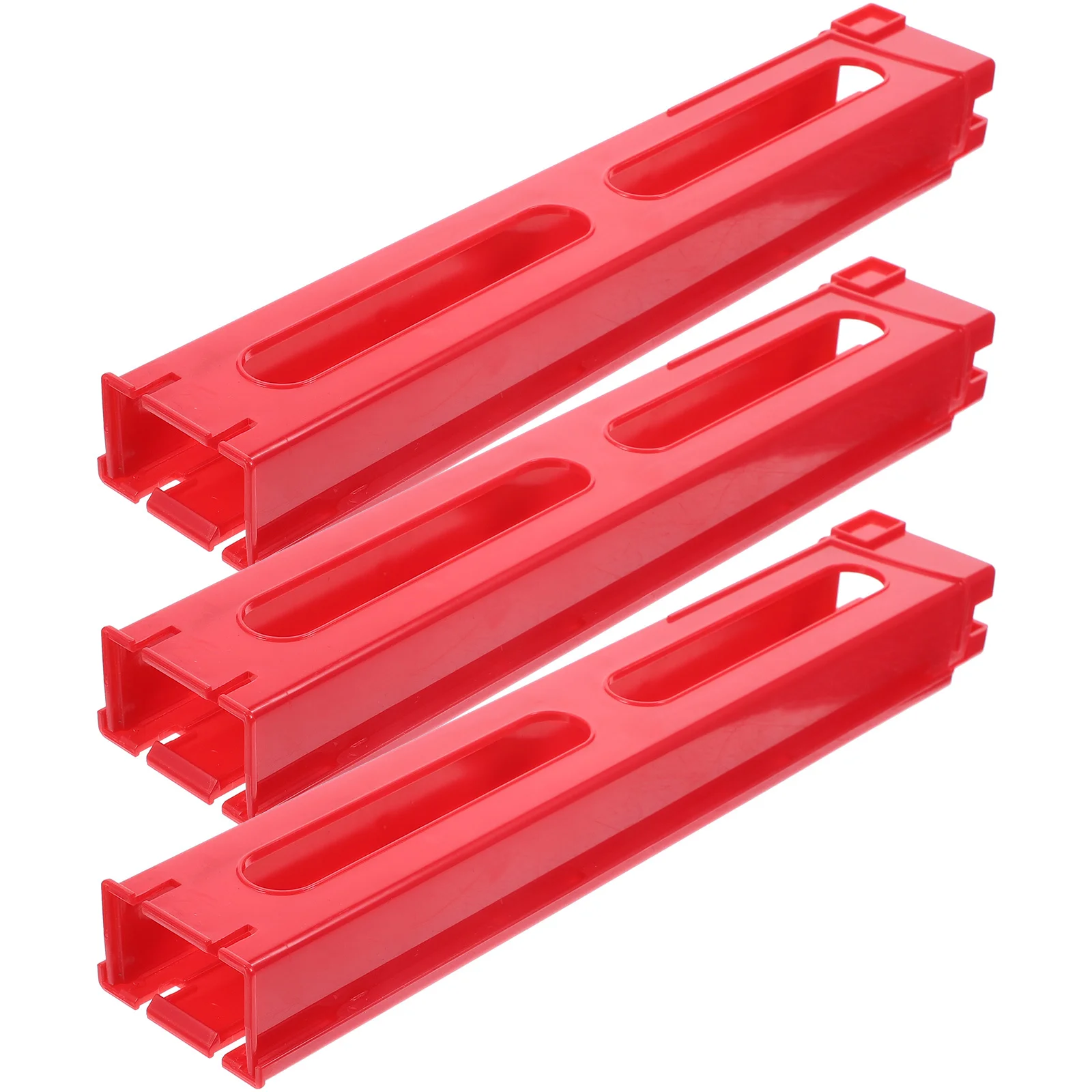 3Pcs 도미노 트레인 클립 세트 도미노 블록을위한 부드러운 오래 지속되는 커넥터 부모-자녀 상호 작용 쉬운 스택 DIY 게임 소품