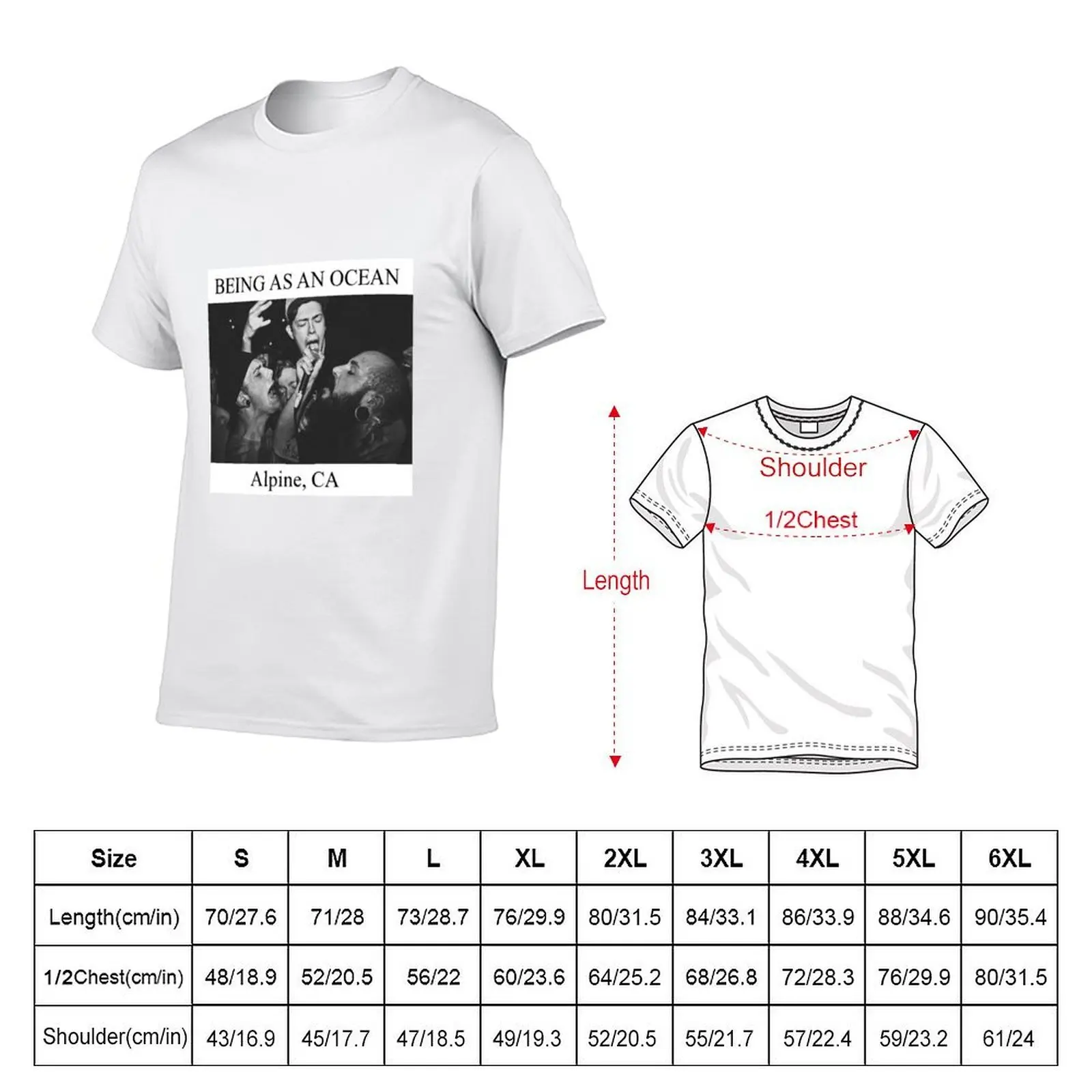 being as an ocean edit T-Shirt man t shirts for men black cotton t-shirt plain for man package t shirts with prints T-shirt