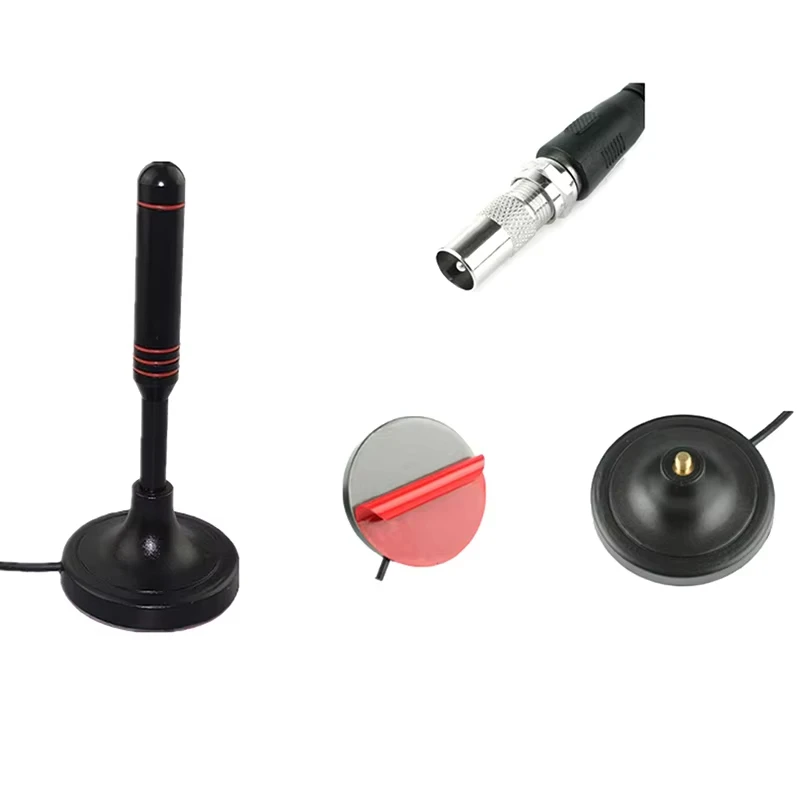 Indoor Outdoor Ultra HD Digital TV Antenna with VHF UHF Amplifier 200 Miles Range Quick Response Aerial Set for Amplified DAB