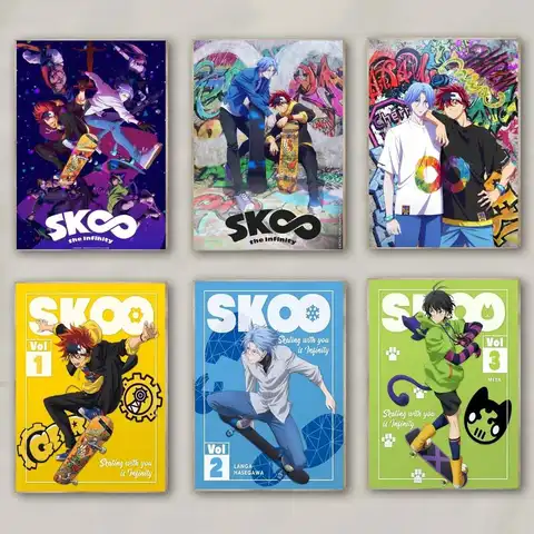 1pc Anime Sk8 The Infinity Poster Print For Bedroom Living Room Home Decor Painting Wall Art HD Picture Mural