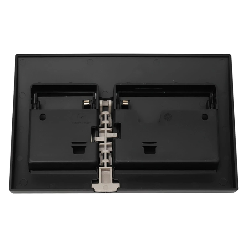 

Toilet Push Plate for ALPHA 15 Chrome Dual Flush Plate Plastic Black Dual Flush Plate Bathroom Parts-A07G