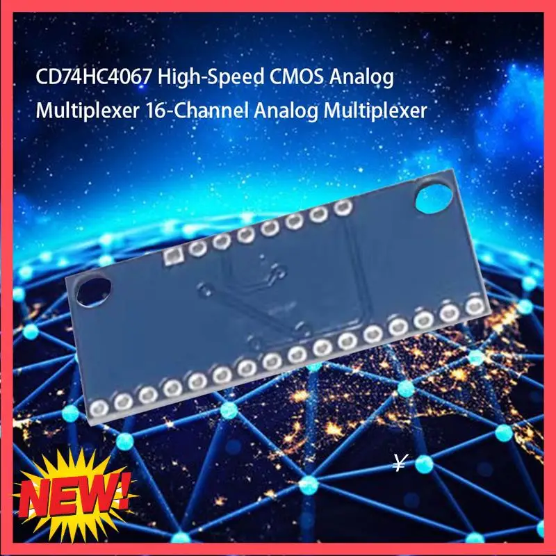 

B17C 10 Pcs/Set CD74HC4067 High-Speed CMOS Analog Multiplexer Multifunction 16-Channel Analog Multiplexer