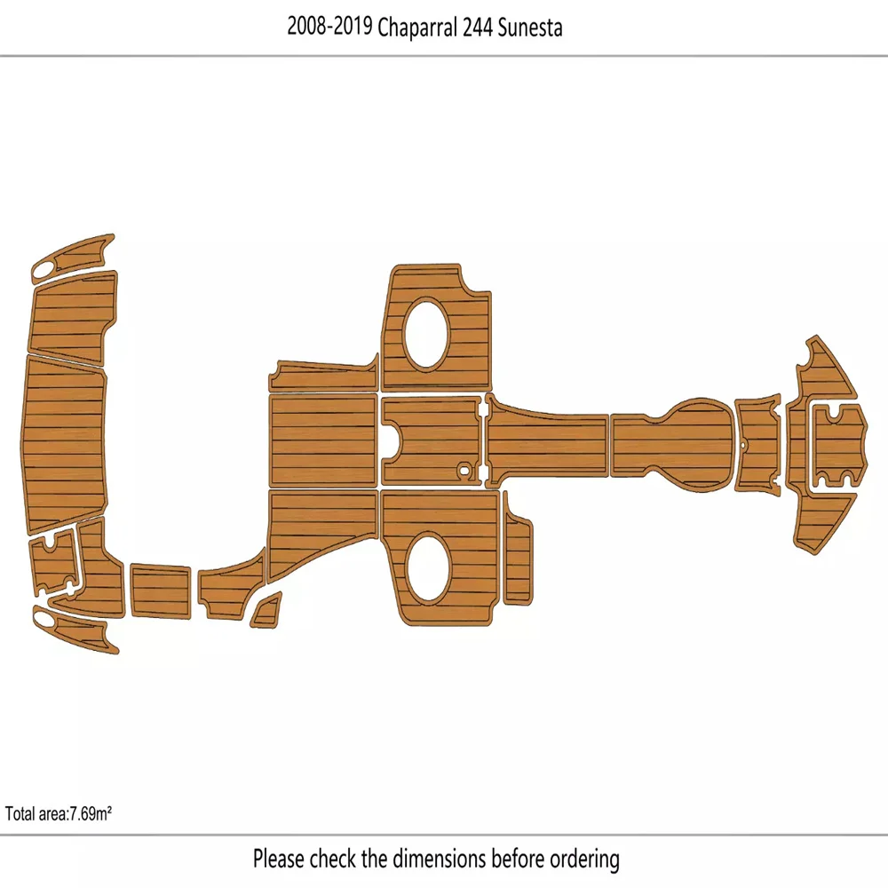 2008-2019 Chaparral 244 Cockpit Swim platform BOW 1/4