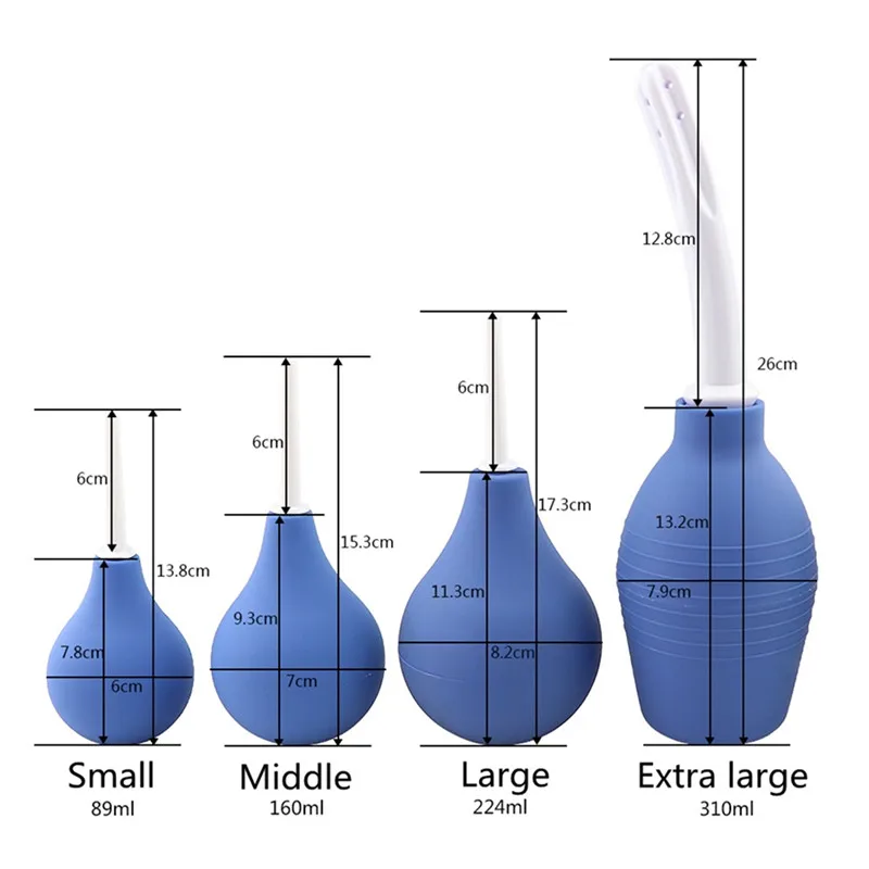 Medical Enema Irrigator Enema Bulb Syringe Anal Douche Cleaner Enema Colon Cleanse Feminine Hygiene Enema Anal Cleaner Devices