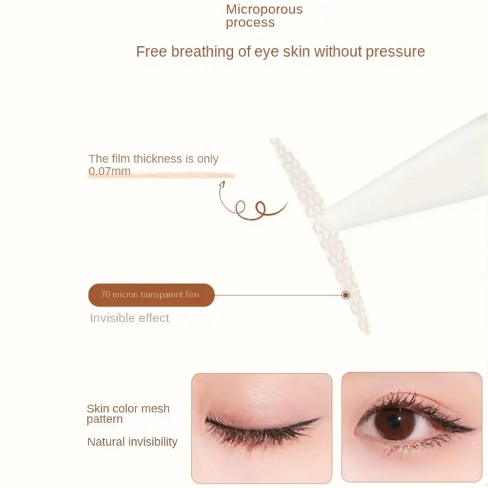 Self Adhesive Invisible Double Eyelid Sticker Glue-Free Transparent Big Eyelid Tape Sticker Eye Makeup Tools Waterproof