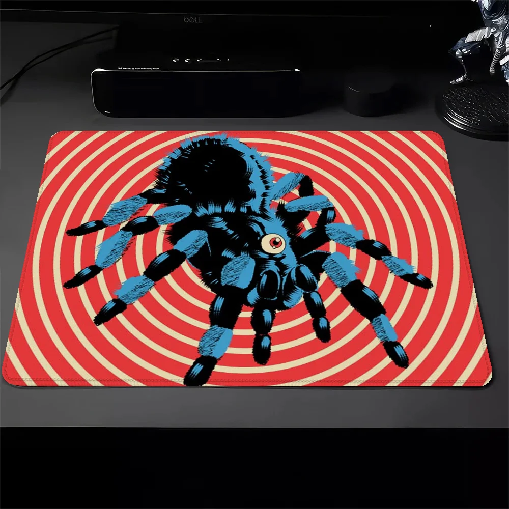 Spider Crab Gaming Pc Accessories Small Pad Mouse Ped Mausepad Rubber Mat Deskmat Gamer Cabinet Pad on the Table Mousepad Mats