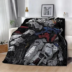 Anime GUNDAM Printed Blanket Picnic Blankets Warm Blanket Soft and Comfortable Blanket Home Travel Birthday Gift