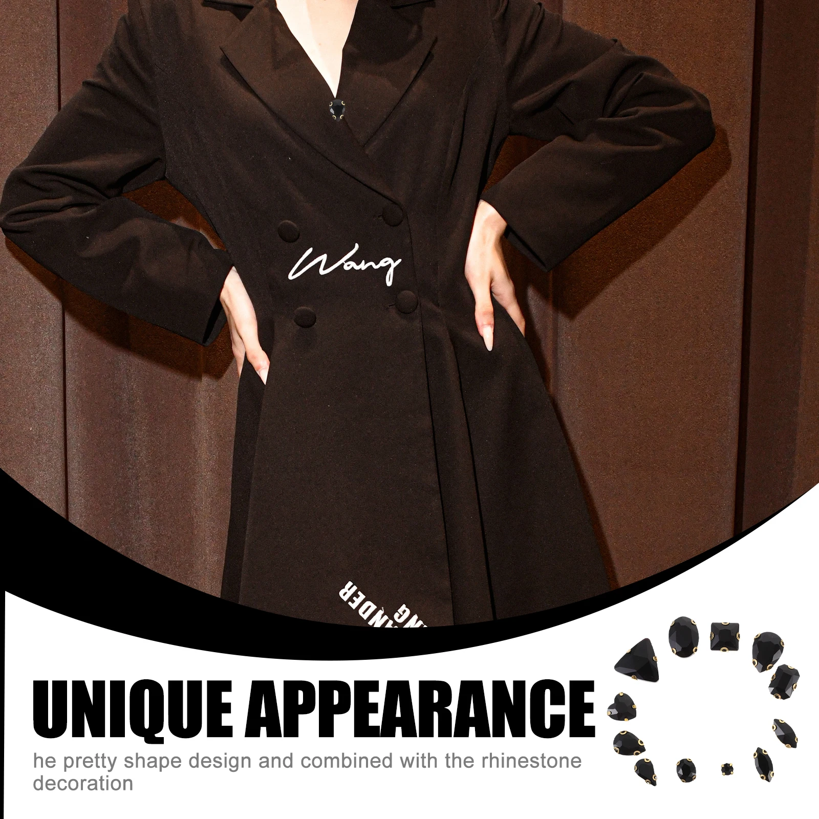 

130pcs Glass Claw Rhinestones Multi-Use Sew On Decorative Diy Materials For Clothing Luggage Craft Decor Handicraft Accessories