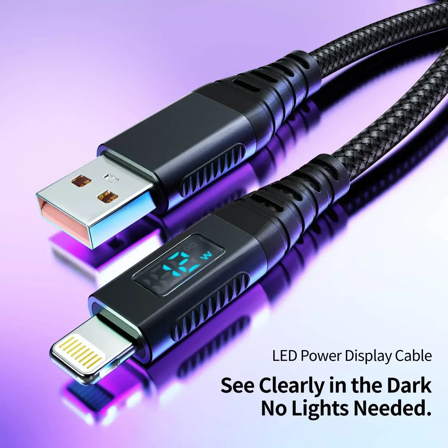 MFi Certified USB to Lightning Fast Charging Cable  6ft Nylo