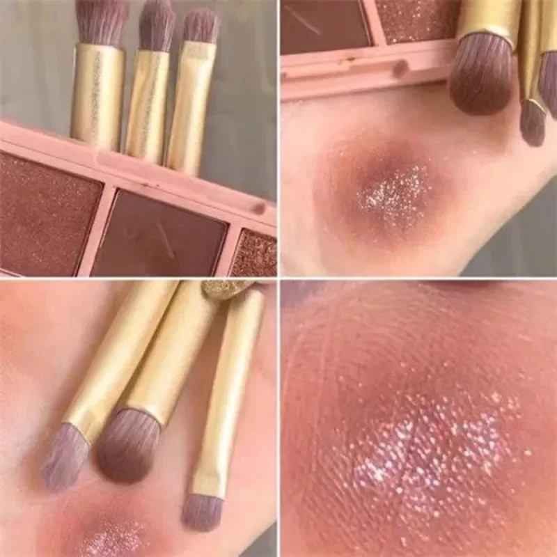 แปรงแต่งหน้าขนนุ่ม 8 ชิ้น ชุดสำหรับอายแชโดว์ รองพื้น บลัชออน เครื่องมือแต่งหน้า