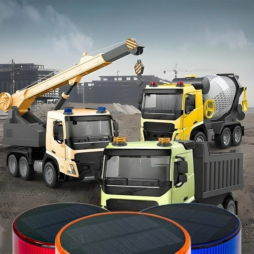 

For Solar Powered LED Warning Light Magnetic Strobe Flash Traffic Signal Lamp Construction Barrier Night Safety Emergency Beacon