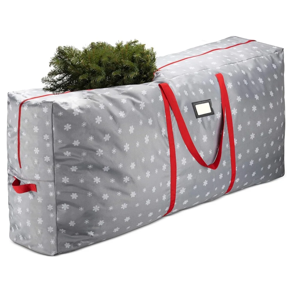 Foldable Christmas Tree Storage Bag Oxford Cloth Bag Xmas Decoration Wreath For Storing Christmas Garland Home Organization Bag