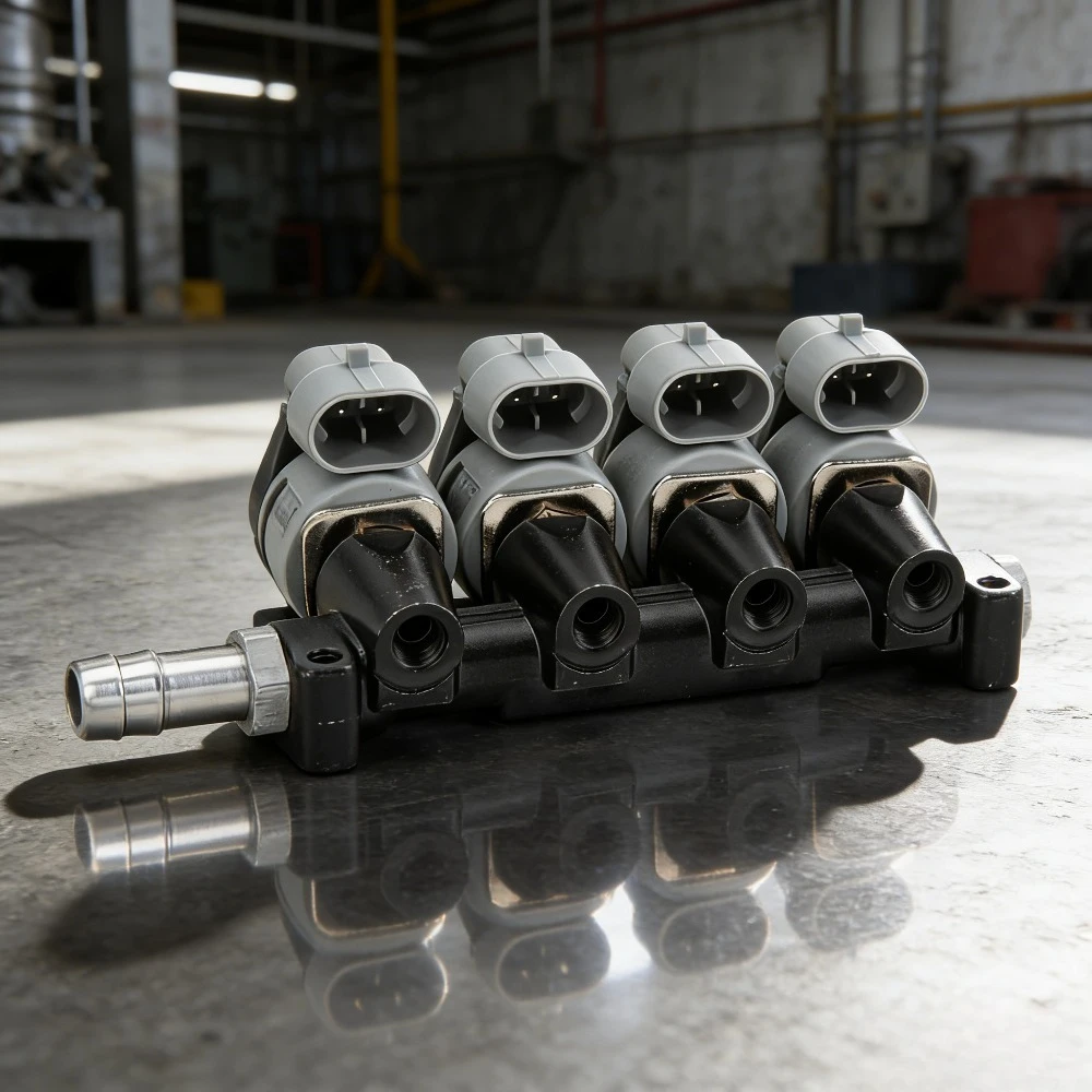 

2/3 Ohm LPG CNG Fuel Injector Rail Sequential Injection System Auto Gas Conversion Kit For Car