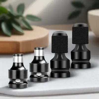 

4pcs Socket Adapter 1 2 to 1 4 Impact Drill Bit Set Square Drive Wrench Chrome Steel DIY Mechanics Carpenters