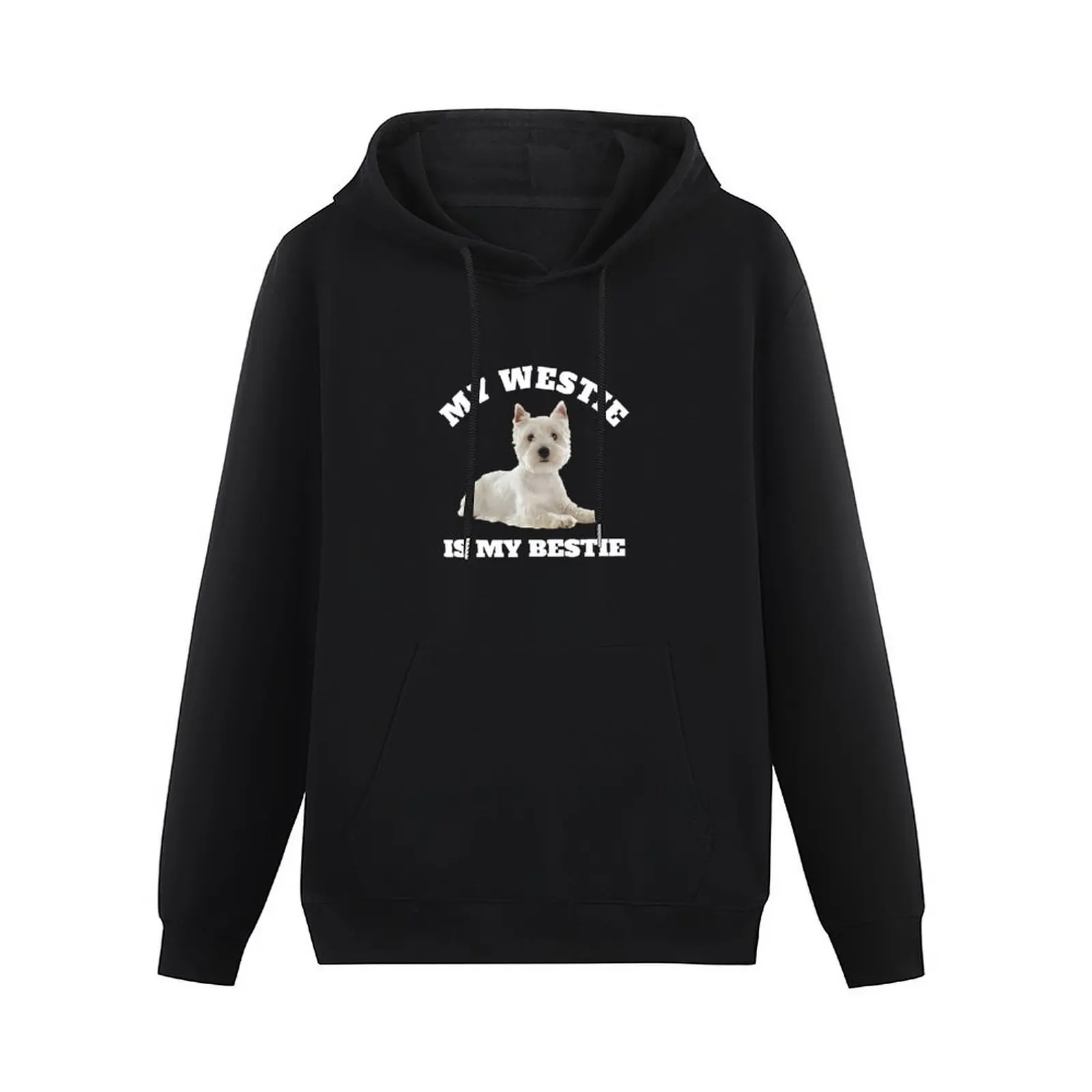 My Westie is My Bestie - A cute West Highland Terrier Design Pullover Hoodie aesthetic clothing oversized hoodie