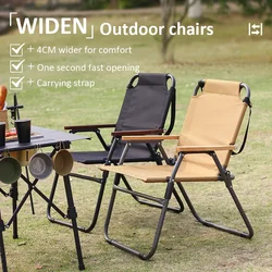 Wide And Convenient Camping Picnic Leisure Fishing Chair, Beach Chair, Single-person Outdoor Folding Chair