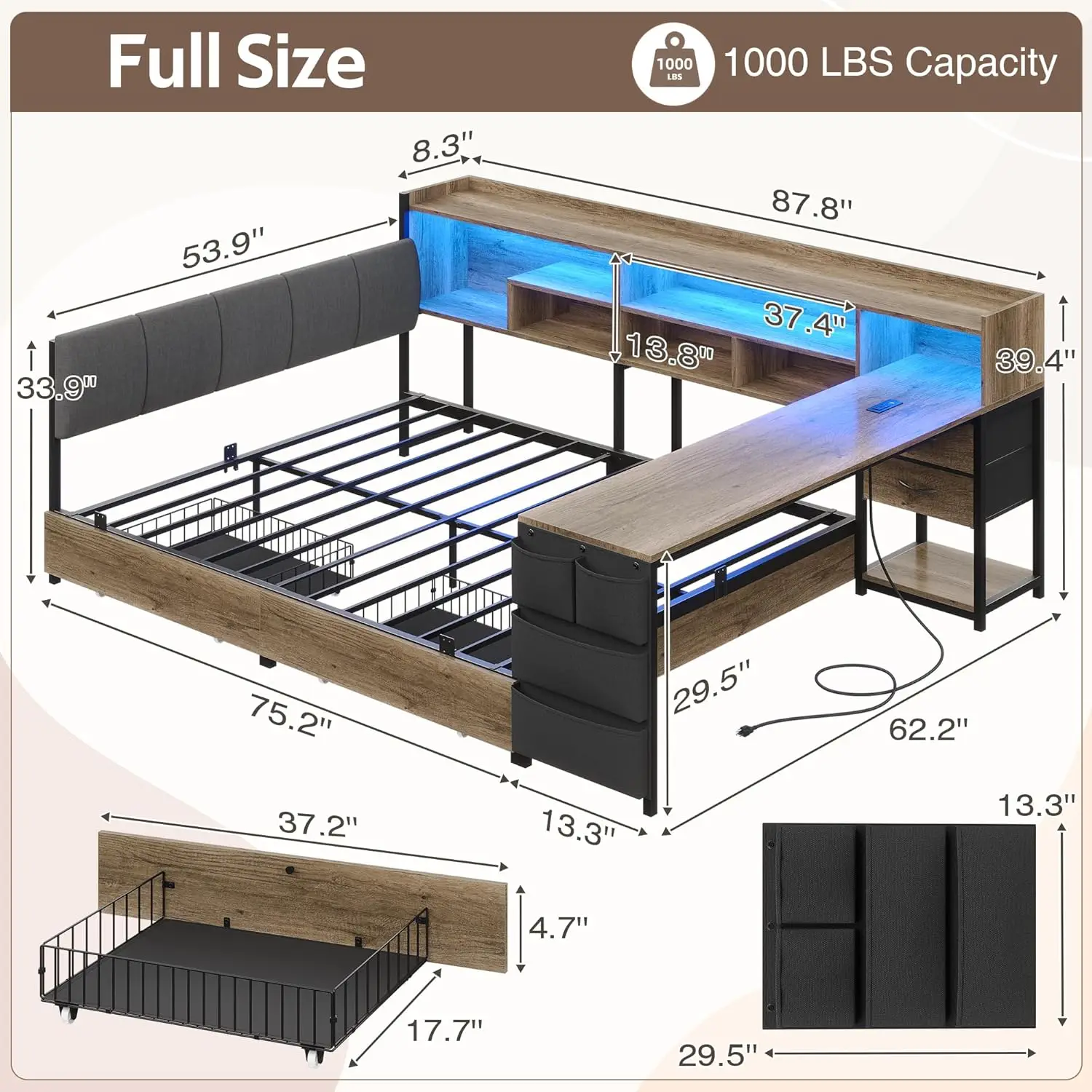 Thumbnail 2 - #20 Low Cost Storage Bed Frames That Work